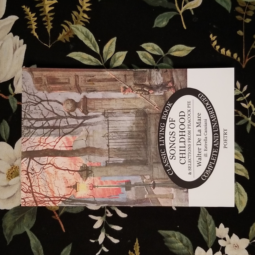 Songs of Childhood Walter DeLaMare Book